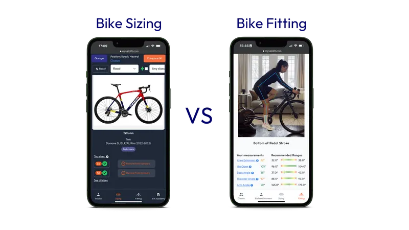 Bike Sizing vs Bike Fitting