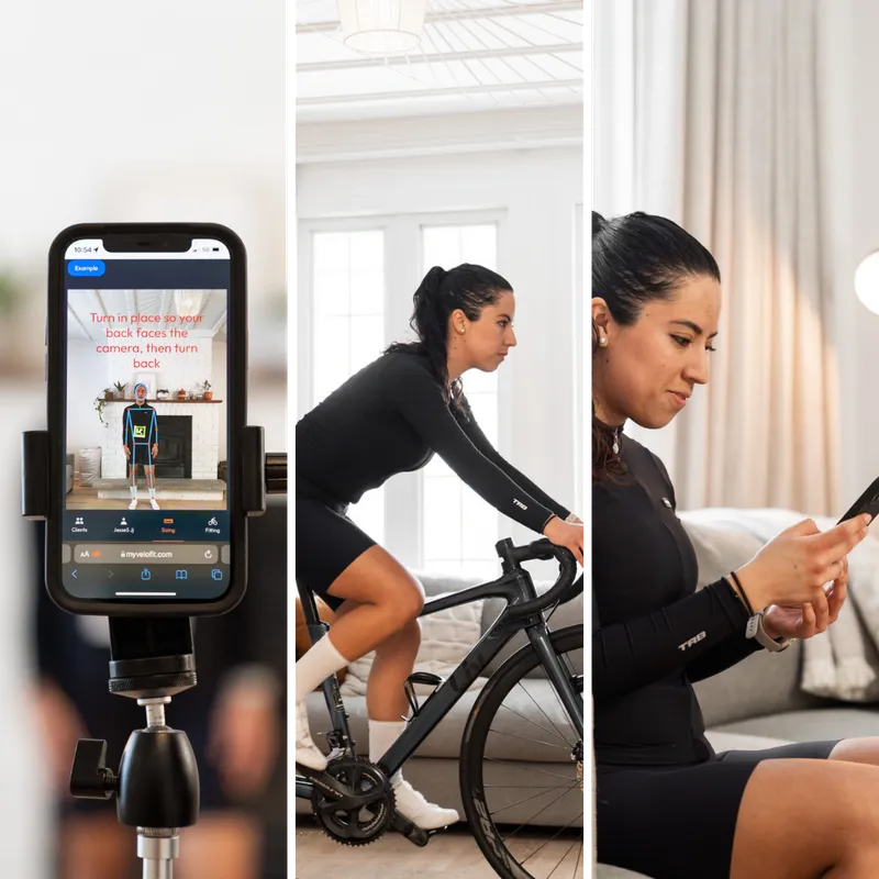 The Solution To Bike Sizing - Fit First Sizing - MyVeloFit MyVeloFit bike sizing mobile application