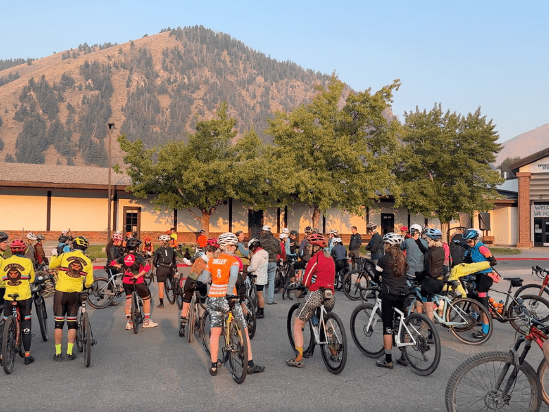 RPI riders gathering for shake out ride.