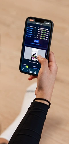Mobile application analyzing the process