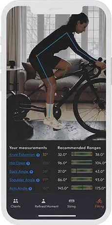 MyVeloFit App Screen