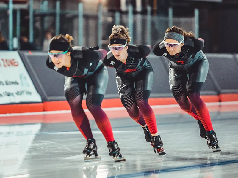 MyVeloFit Renews Partnership with Speed Skating Canada - MyVeloFit speed skating canada